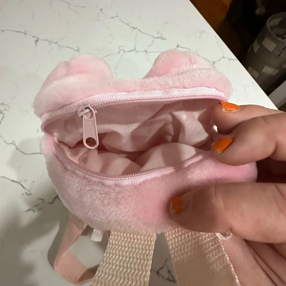 Vintage Pink Kids Ballerina Backpack and Leg Warmers Set